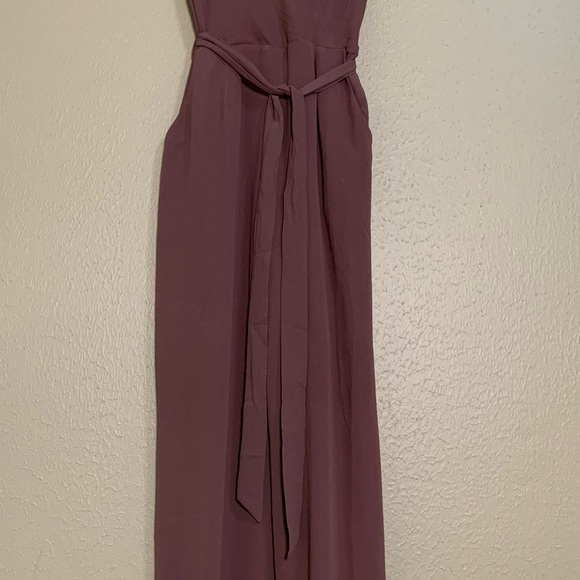 Monteau‎ Dusty Rose Wide Leg Split Jumpsuit Size M - Picture 2 of 8
